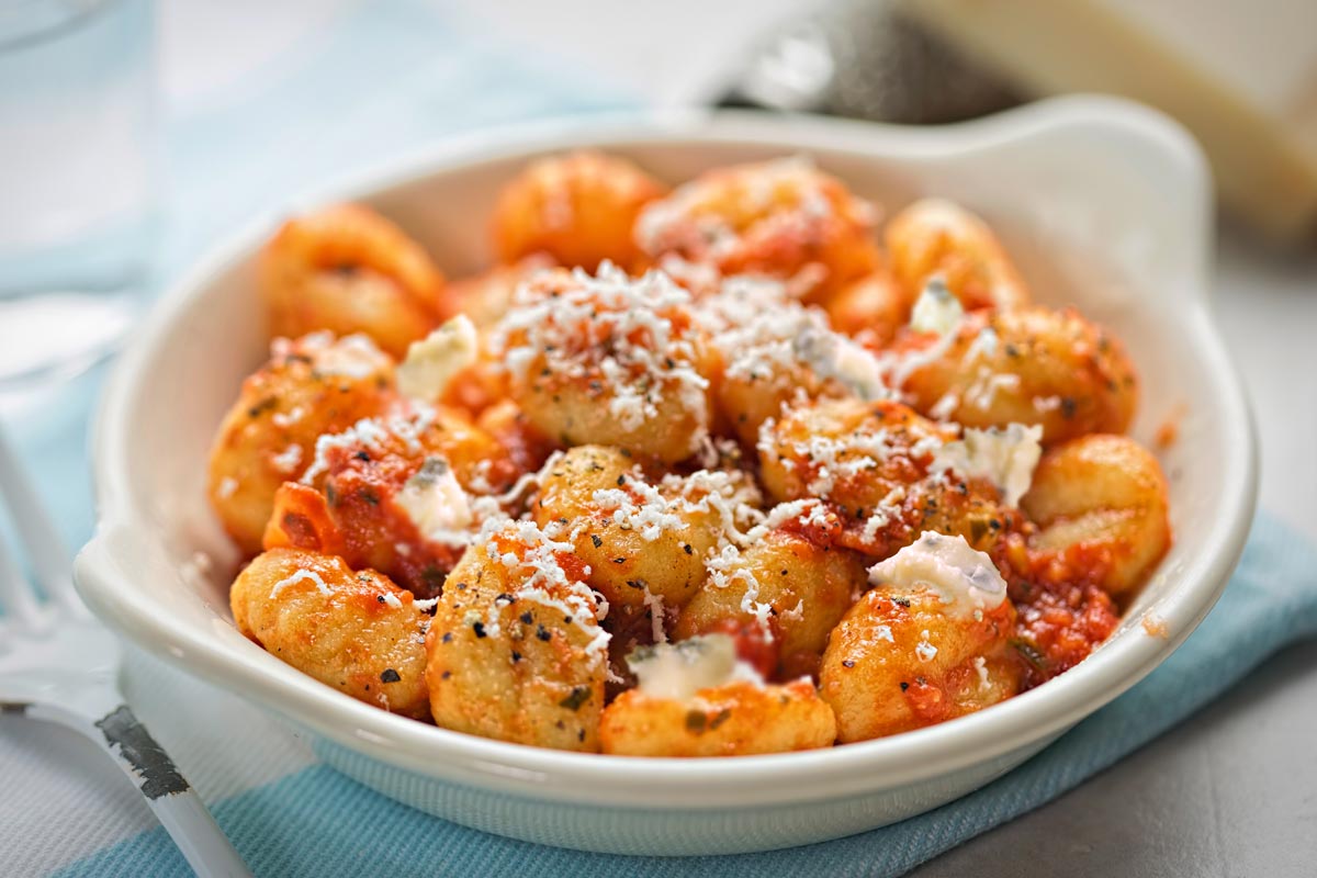 Gnocchi di patate con 'nduja calabrese